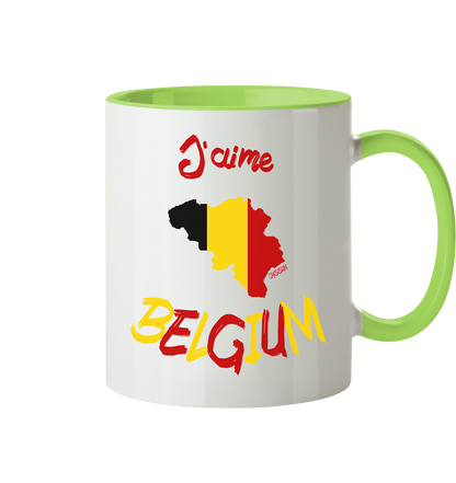 Ich liebe Belgien - Tasse (In 7 Farben)