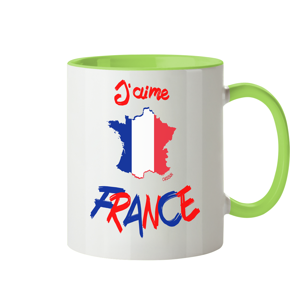 Ich liebe Frankreich - Tasse (In 7 Farben)