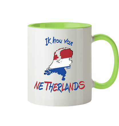 Ich liebe die Niederlande - Tasse (in 6 Farben)