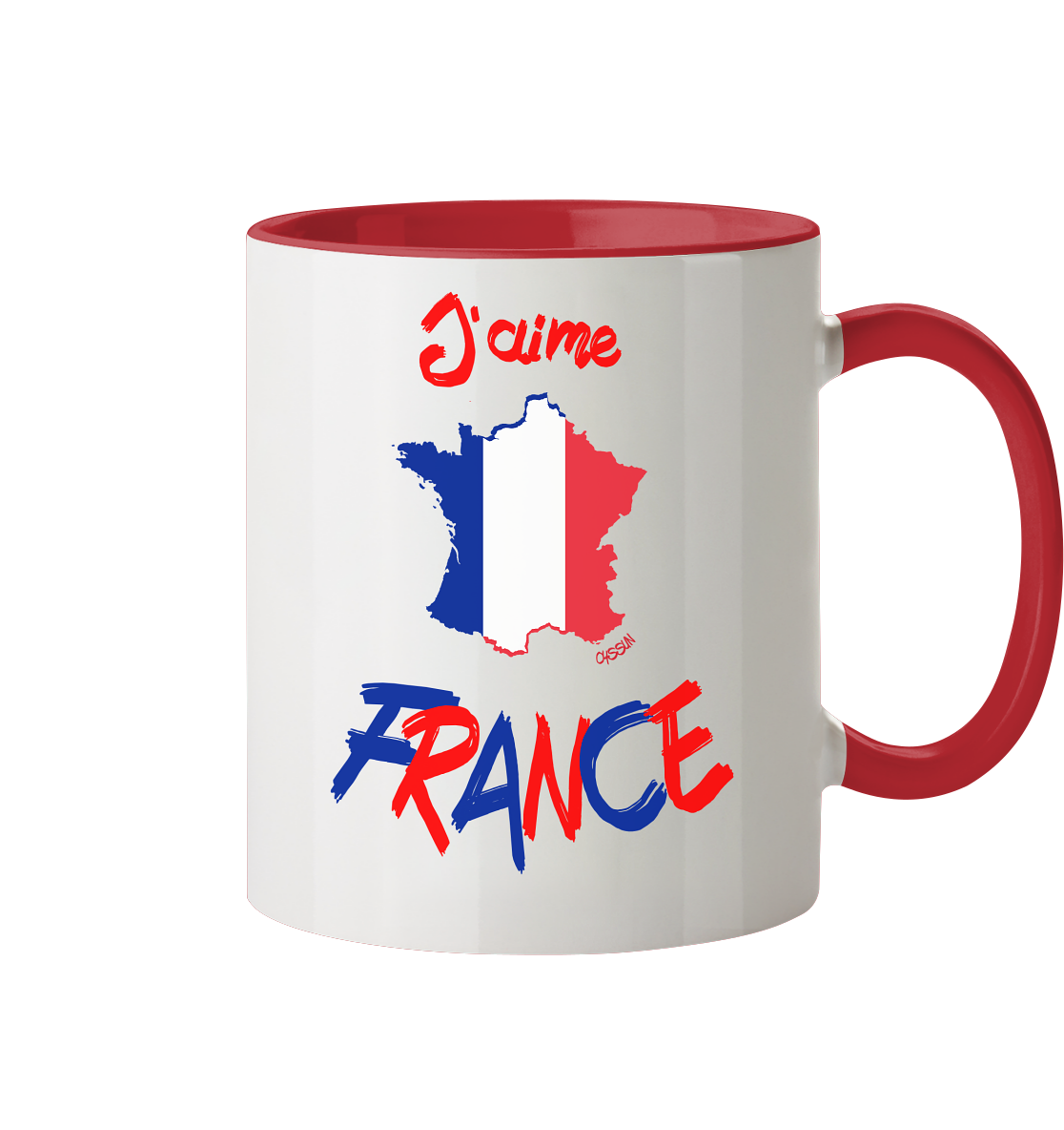 Ich liebe Frankreich - Tasse (In 7 Farben)