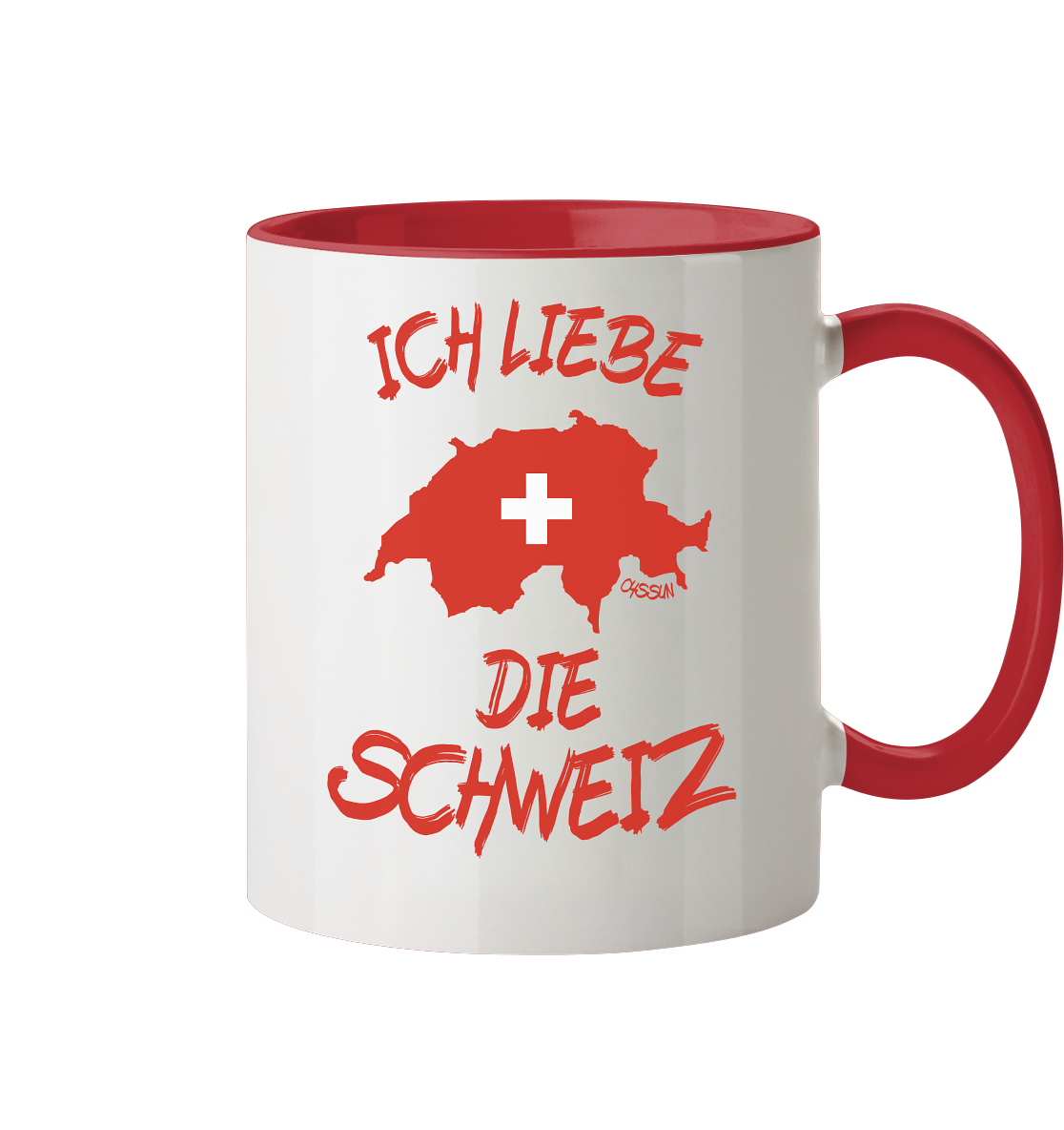 Ich liebe die Schweiz - Tasse (In 5 Farben)