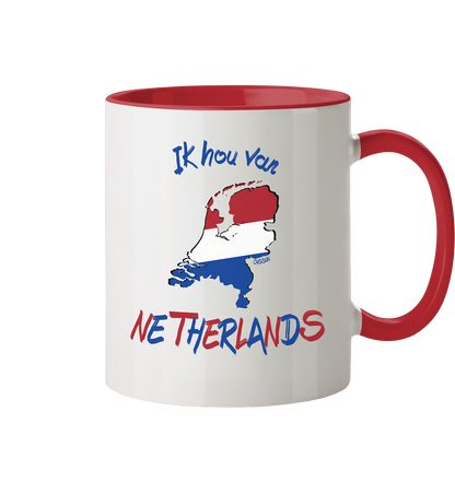 Ich liebe die Niederlande - Tasse (in 6 Farben)