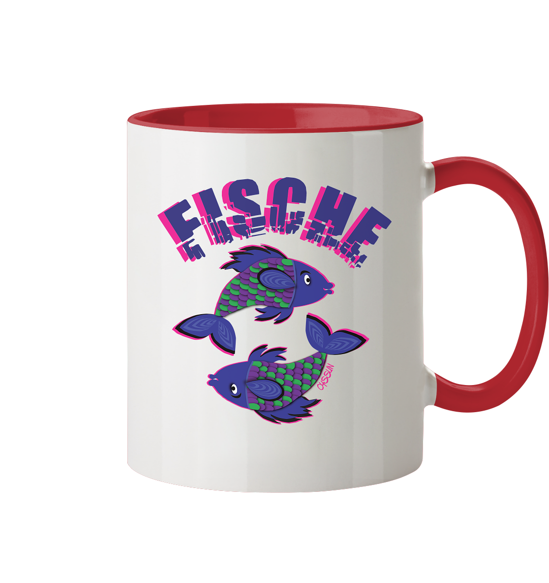 Sternzeichen Fische - Tasse (In 4 Farben)