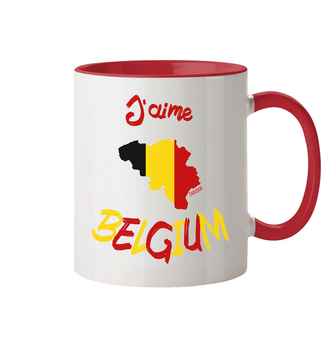 Ich liebe Belgien - Tasse (In 7 Farben)