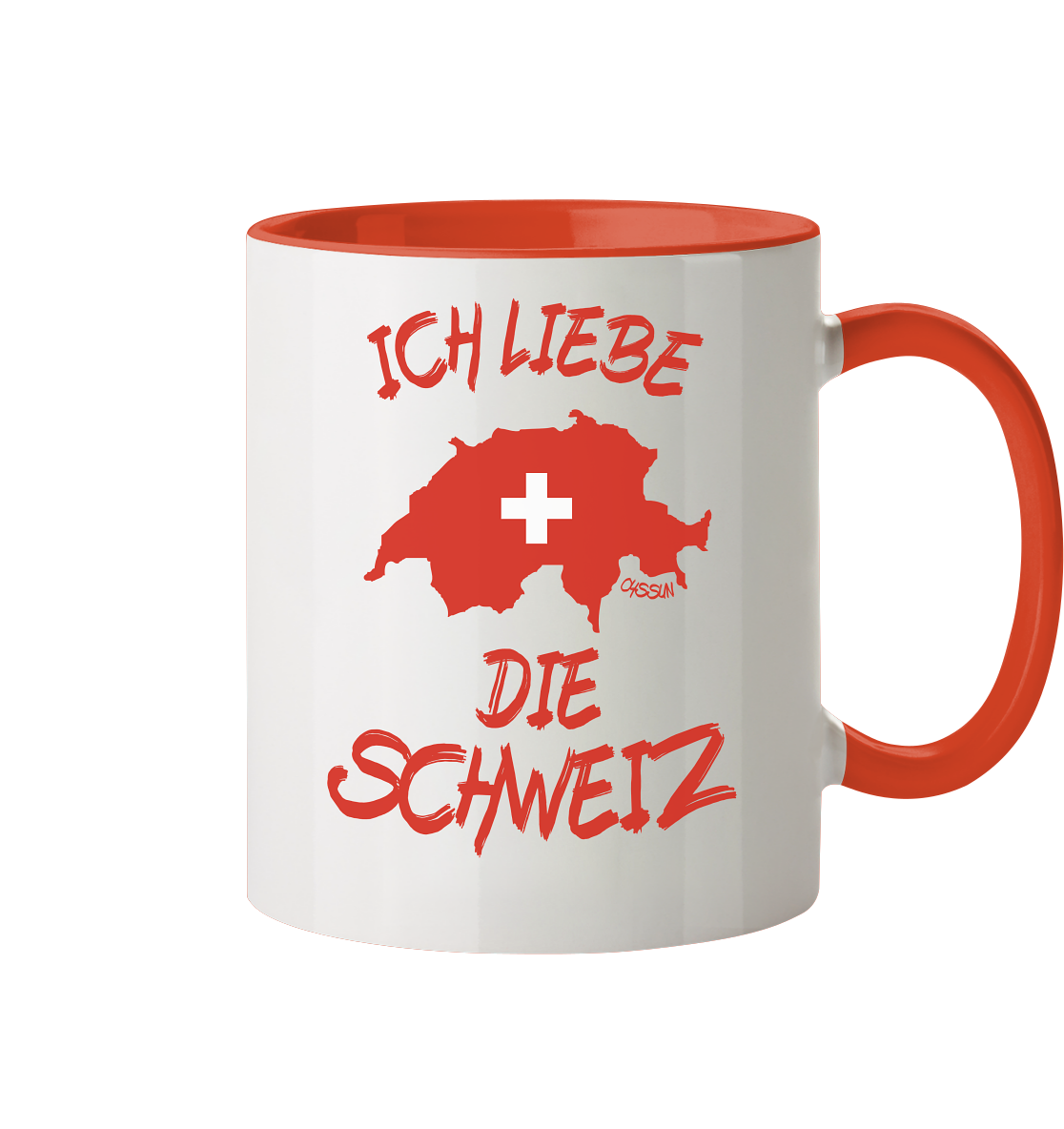 Ich liebe die Schweiz - Tasse (In 5 Farben)