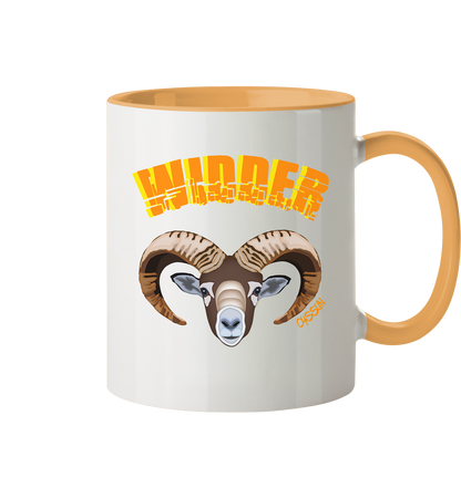 Zodiac sign Aries - two-tone mug