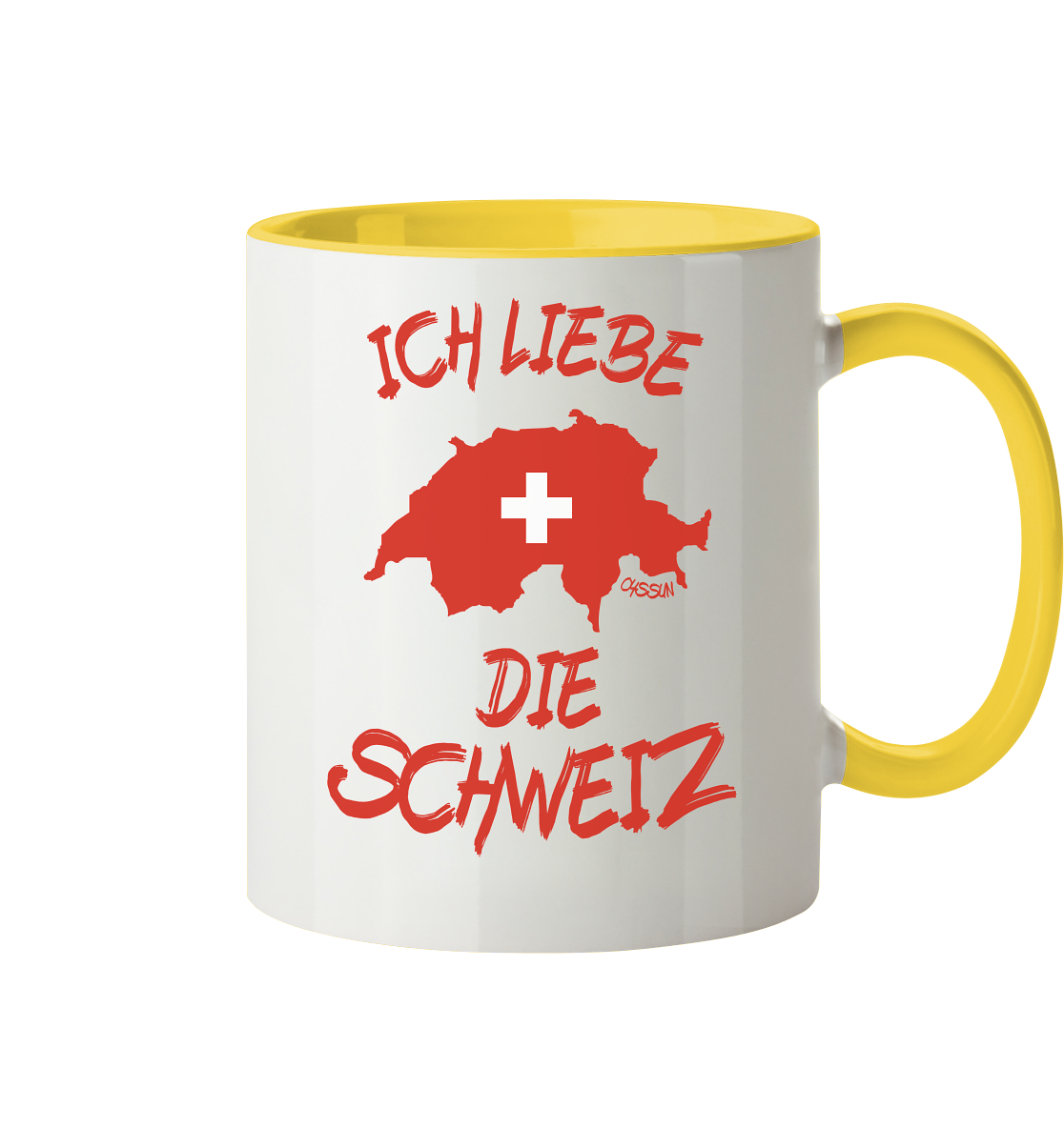 Ich liebe die Schweiz - Tasse (In 5 Farben)